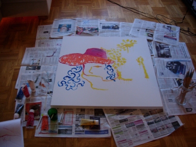 thinking and stepping back