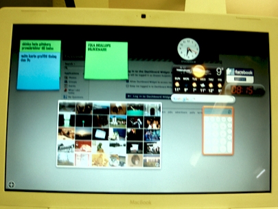 the new flakes widget