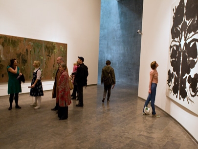 we were spotted at an art gallery ; )