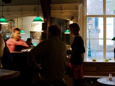 away from the rain, in old familiar places