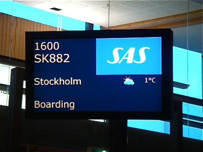 Off to Cold Stockholm