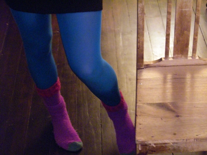 she knows the best place to buy good tights  