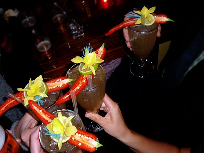 in between chilli (!) drinks, someone told me about a secret plan