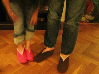 Sint loves warm feet 