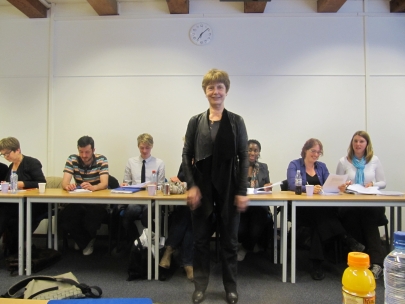 inge and her students 