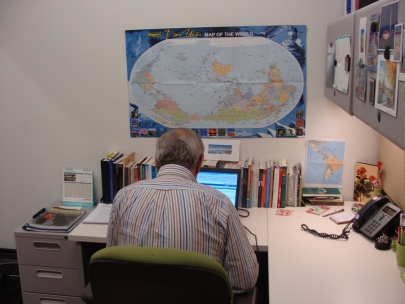 Dr. Philippe C. Schmitter at my desk