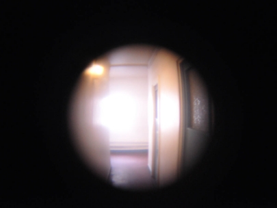 I can spy on my new neighbours (if there are any)