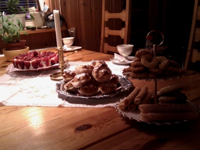 come over for a cup of coffe, my aunt said ...