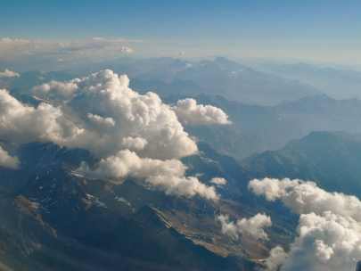 above the andes