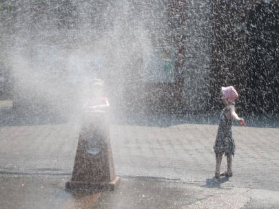 sprinkler snowflakes