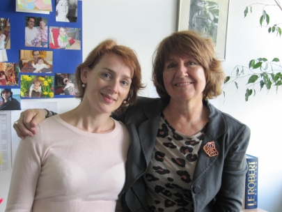 talking with Crina about Romania