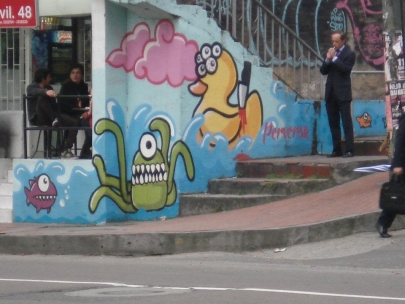 Street art comfirms that Aliens visit our planet.