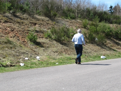 our lunch blown away