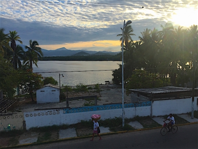 Sunrise at the lagoon